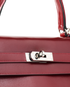 Kelly 35 Box Calf In Burgundy, other view